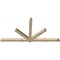 Ekena Millwork Kennewick Rough Sawn Timber Gable Bracket, Douglas Fir, 96"W x 48"H x 4"D x 4"F, 12/12 Pitch GBW096X48X0404KEN00RDF - alternate 2